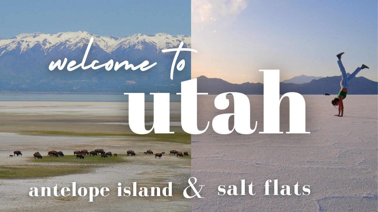 UTAH VLOG | antelope island & bonneville salt flats | day trips from salt lake city