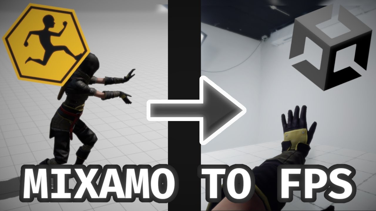 Бесплатные анимации FPS для Unity3D | Mixamo to FPS Animations
