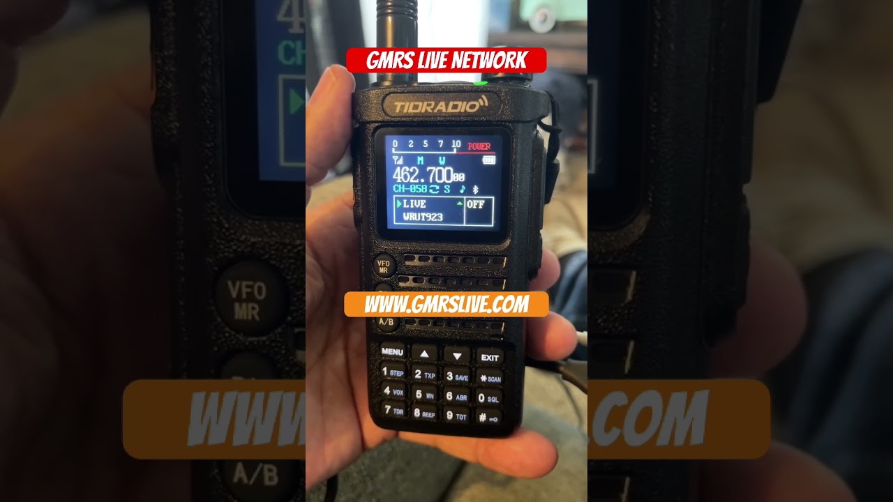 GMRS LIVE NETWORK #gmrs #gmrsradio #ham #radio #crusader #tidradio #tdh8