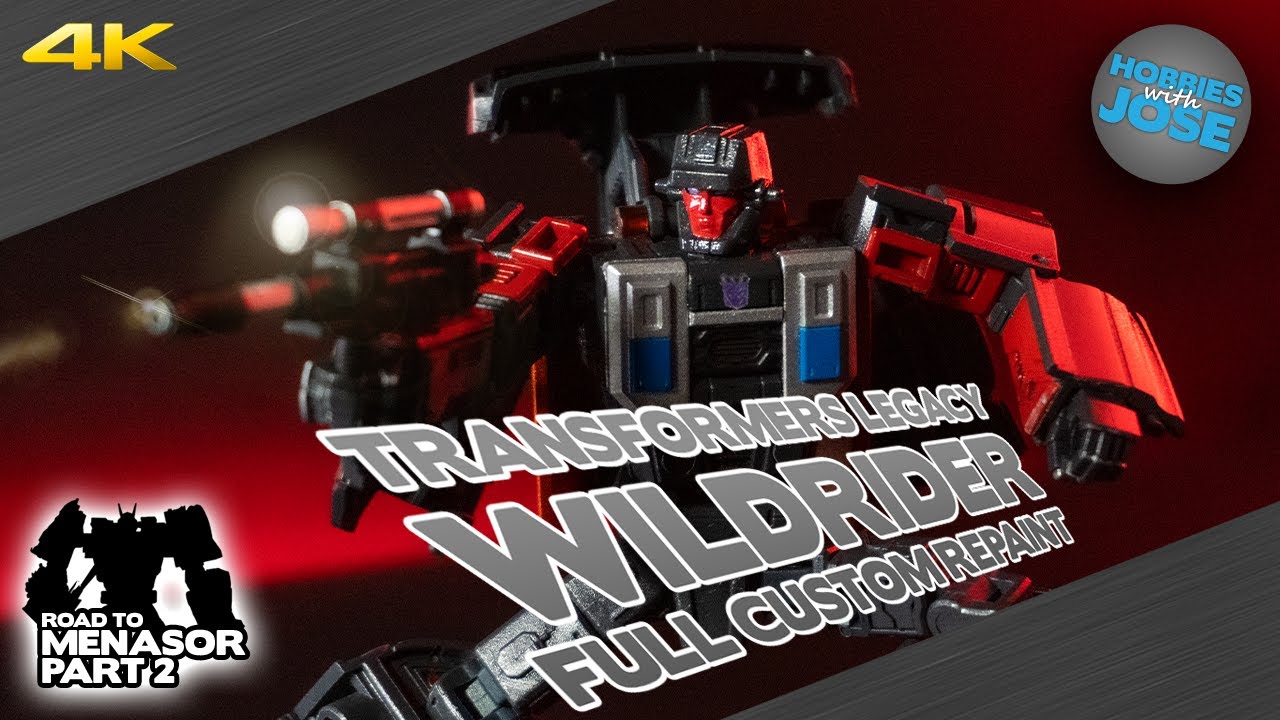 Transformers Legacy Wildrider Full Customization & Repaint - 4K