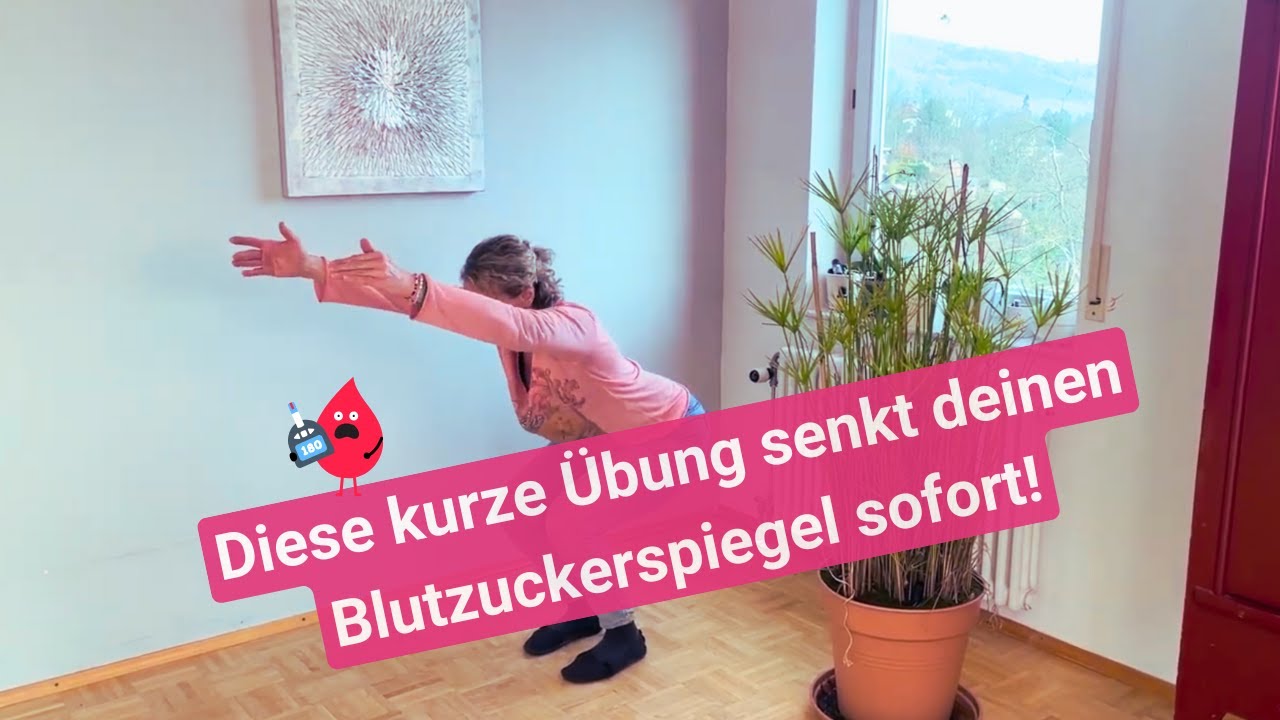 Bye bye Blutzucker-Spiegel Schwankungen und Crash mit diesen einfachen Übungen!