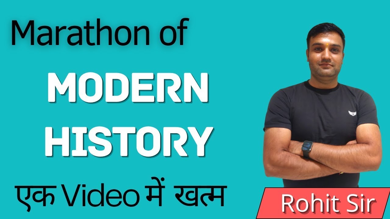 MARATHON OF MODERN HISTORY || INDIAN HSTORY || GK/GS || BY ROHIT SIR