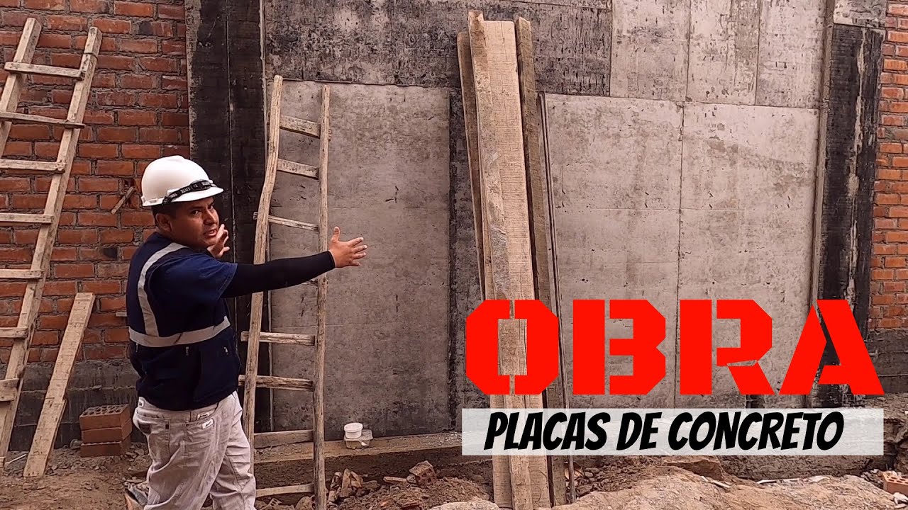 En esta vivienda usan placas de concreto