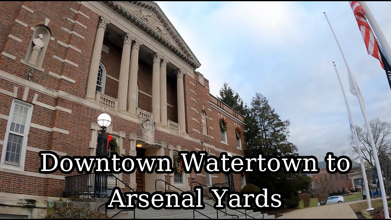 Watertown MA Main St Downtown to Arsenal Yards