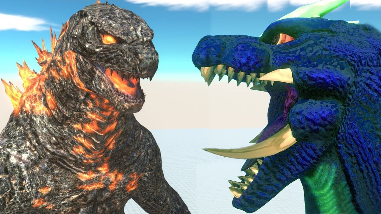 Godzilla Evolution vs All Version of Godzilla - Animal Revolt Battle Simulator