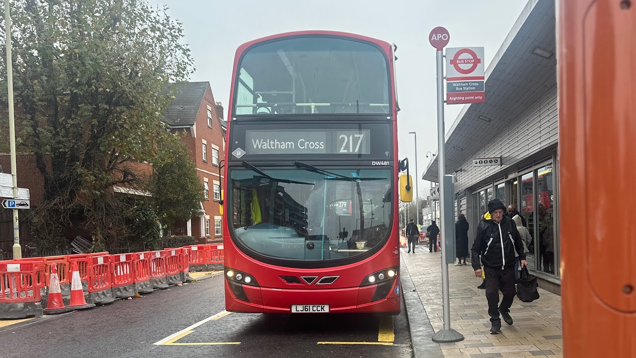 *First day back with Arriva + Kickdown* Journey on route 217 (DW481) (LJ61CCK) | Arriva London North
