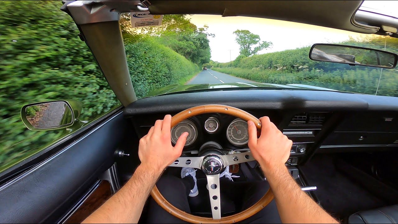 1973 Ford Mustang Convertible 351 V8 Auto - POV Test Drive | Ivy Glow Metallic