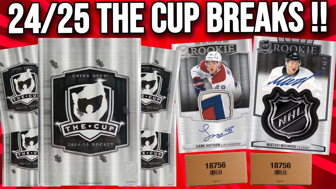 20 CASES !! 2024-25 Upper Deck The Cup Hockey Case Breaks !!