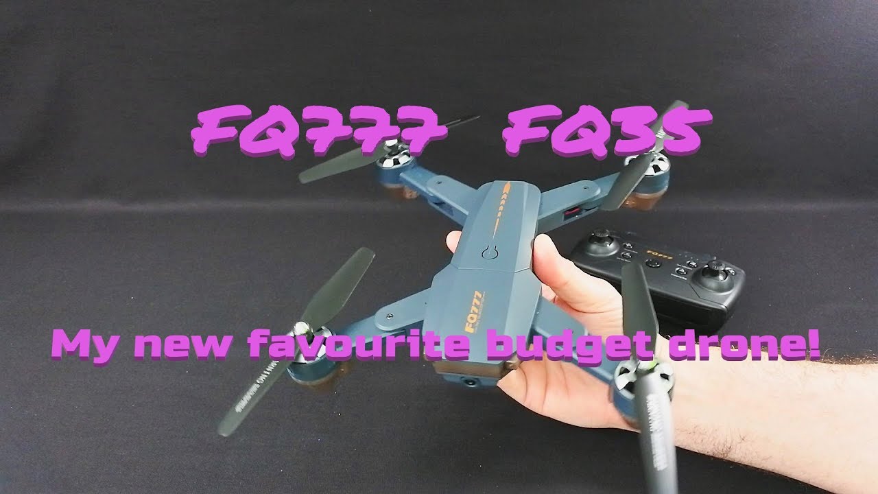FQ777 FQ35 (MAVIC CLONE) REVIEW WITH FLIGHT FOOTAGE