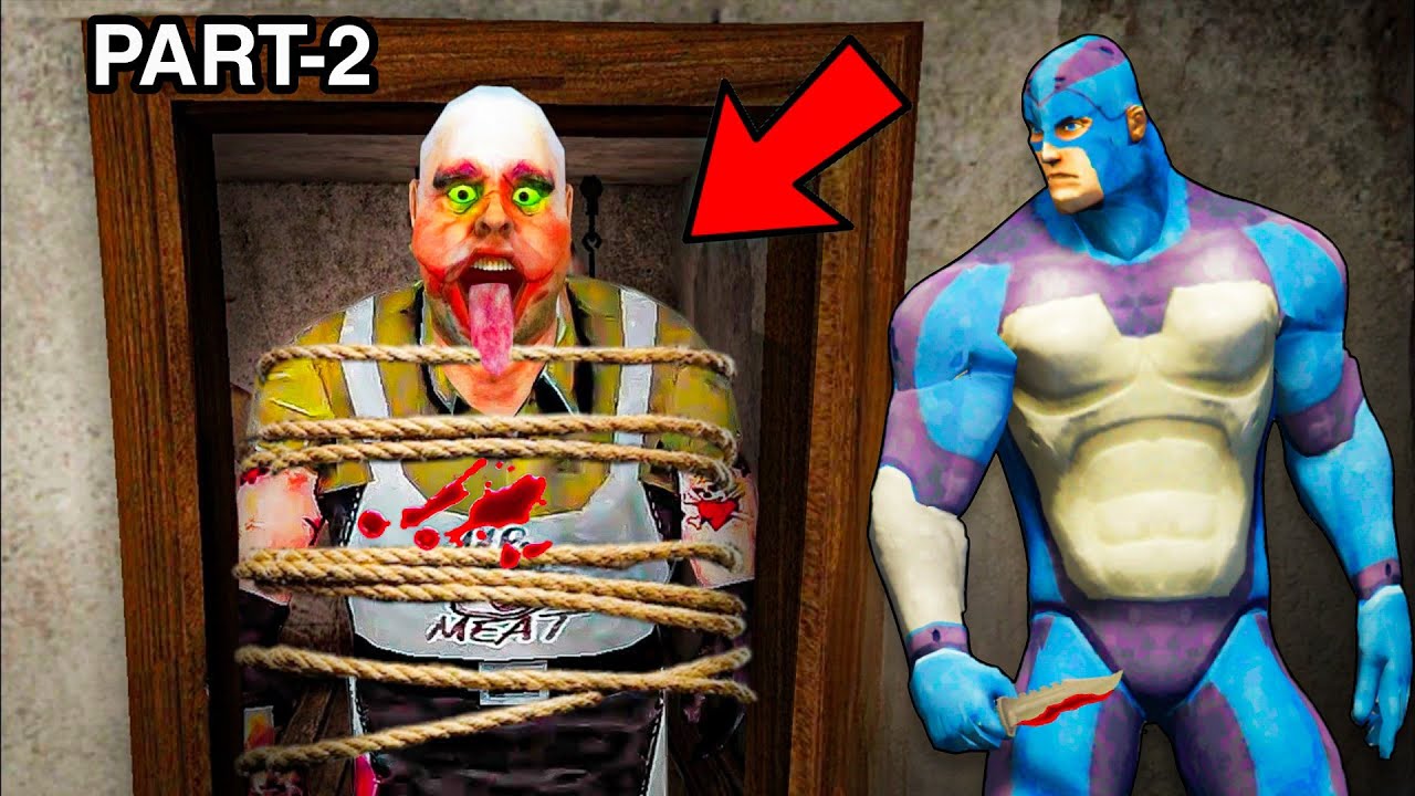 I Rescued SuperHero From Grandpa And Mr Meat || Part 2 || Rope Hero In Gta 5