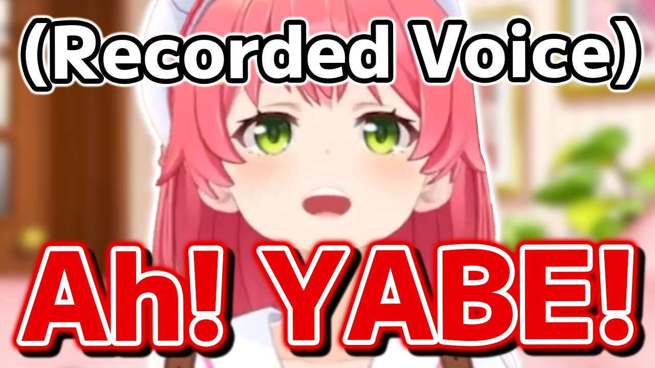 Miko accidentally reveals her recorded Business voice 
