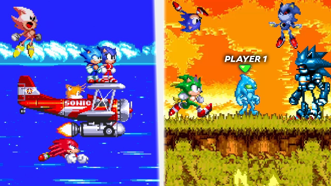 Le agregué MÁS PERSONAJES y PODERES a este JUEGO de SONIC😲