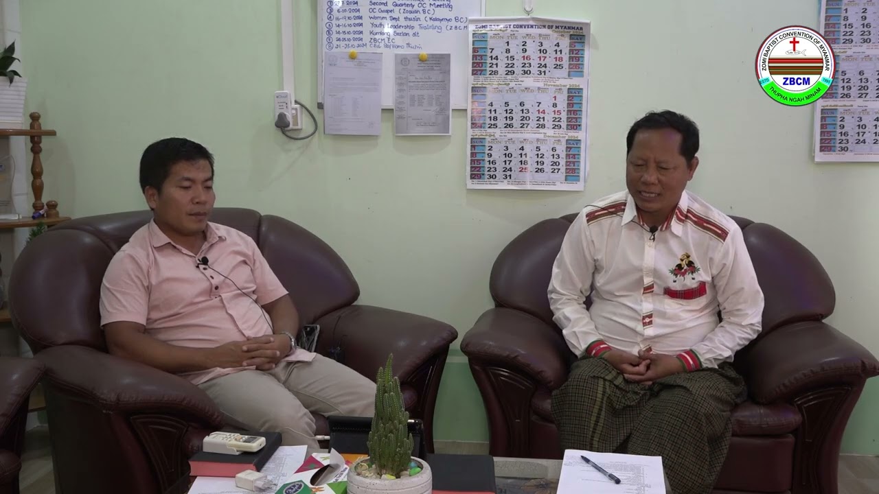 Rev. Thang Khen Mang (ZBCM Treasurer) tawh holimna