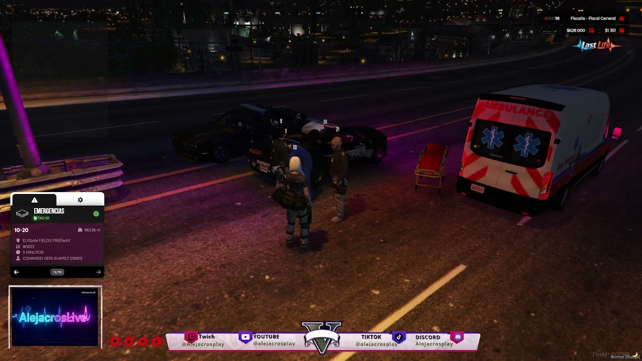 DÍA 3 – CAP 7 | Alertas, Robos a Tiendas y Respuesta Táctica ⚖️ Intervenciones FGR | Last Life RP