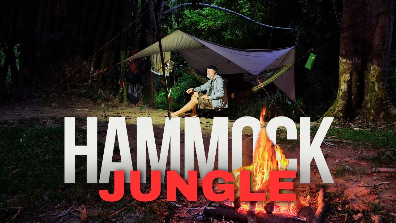 Hammock Jungle Bushcraft Solo ASMR