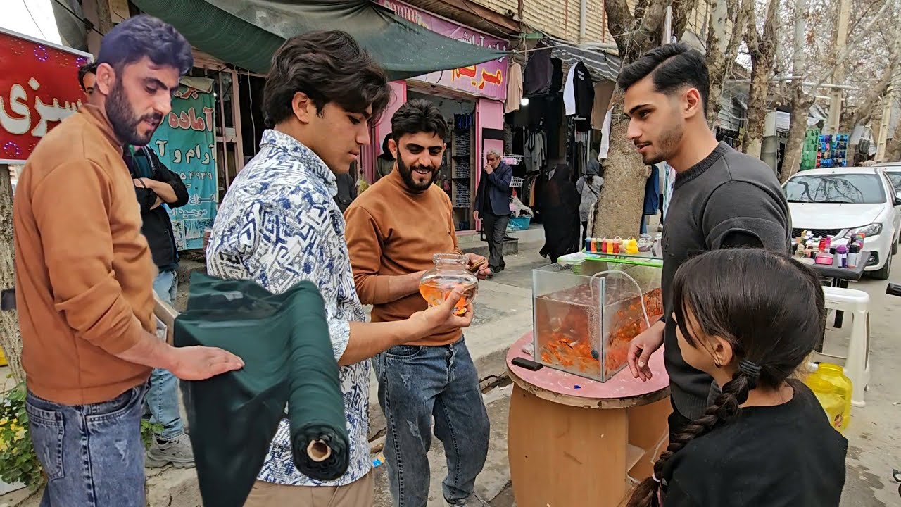 The mood for Nowruz in the village!  Ali's trip to buy Eid gifts and prepare for the ancient holiday