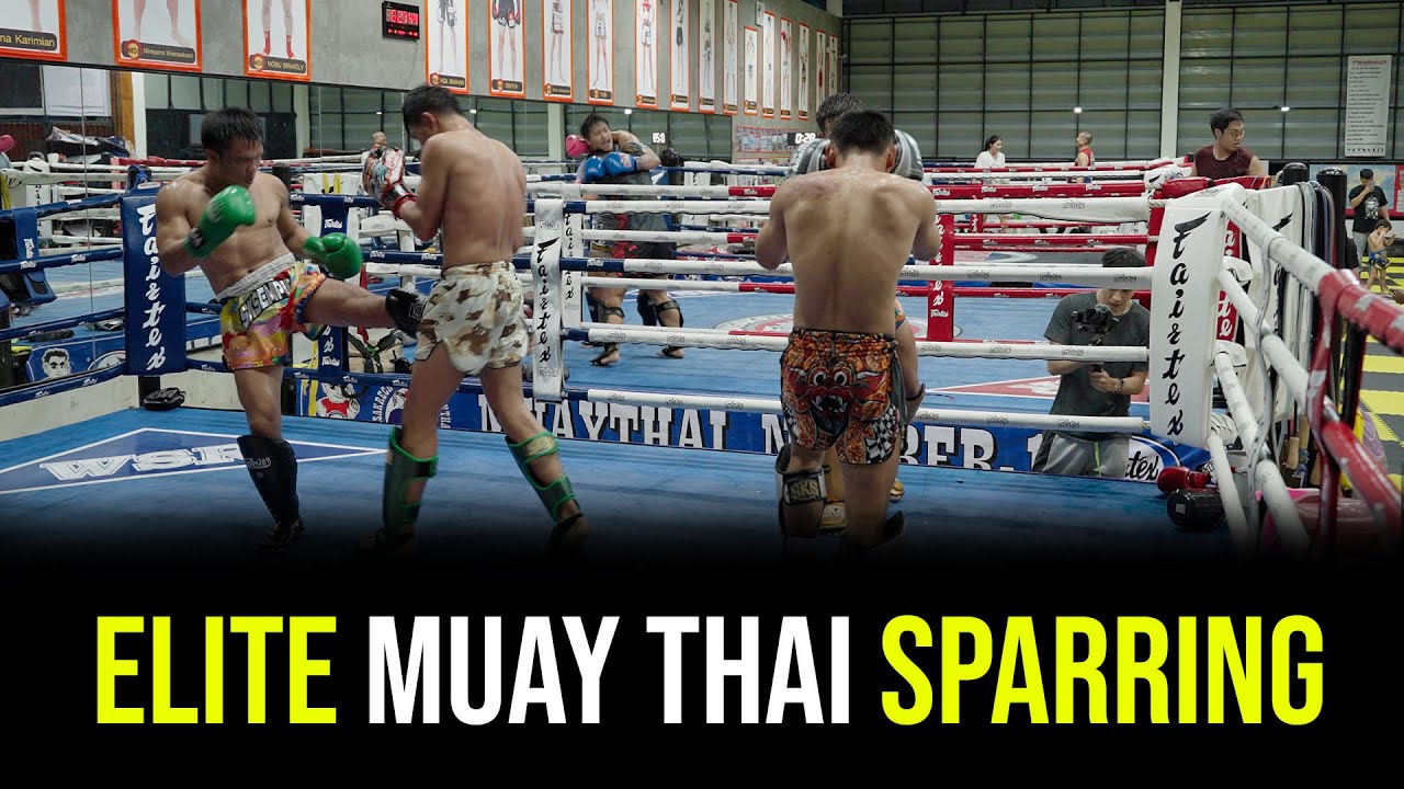 Elite Muay Thai Sparring in Thailand
