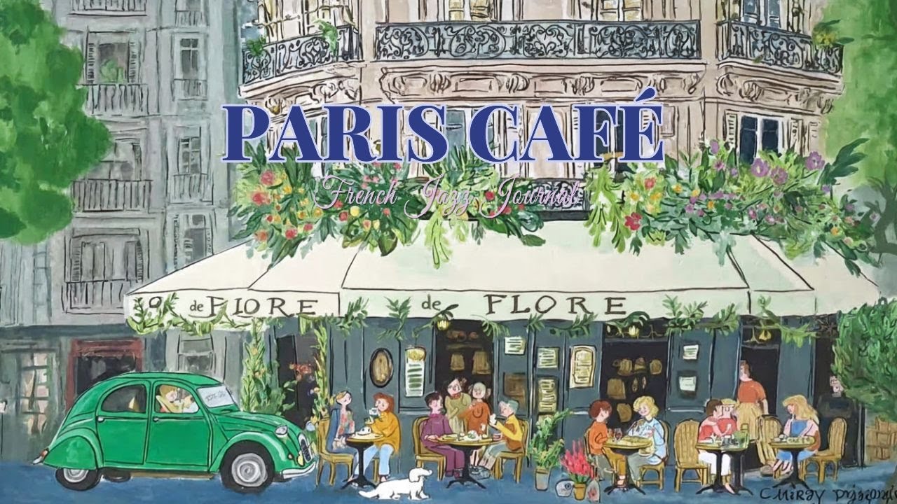 𝐏𝐀𝐑𝐈𝐒 𝐂𝐀𝐅𝐄́  ☕ French Instrumental Jazz- Coffee Playist | Café De Flore