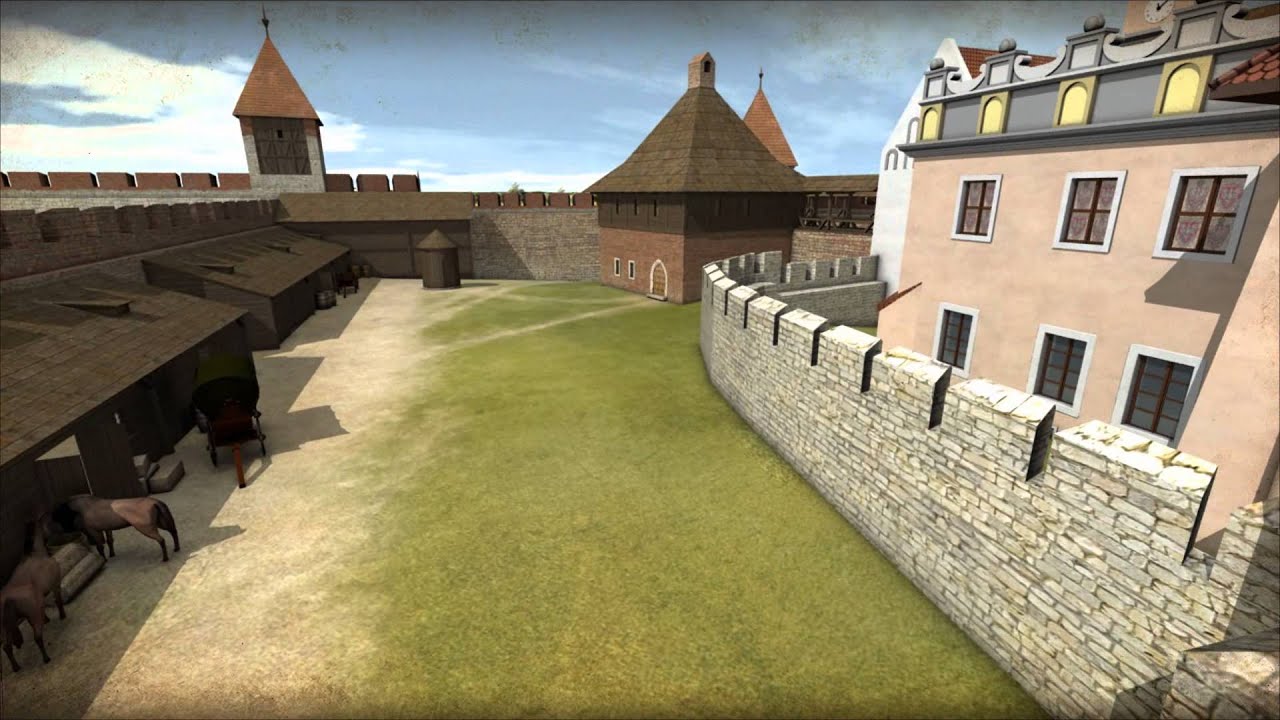 Zamek Żupny. Animacja 3D, I poł. XVII w. Muzeum Żup Krakowskich Wieliczka