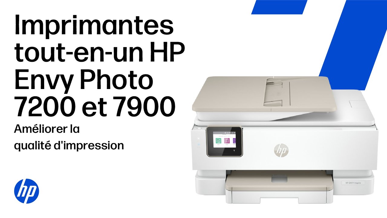 R&eacute;soudre les probl&egrave;mes de qualit&eacute; d'impression| S&eacute;ries d'imprimantes tout-en-un HP Envy 7200 et 7900