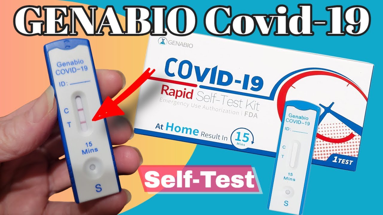 🤒Genabio COVID-19 Rapid Self-Test Kit | I TESTED Positive  #covidtestkit #covid19