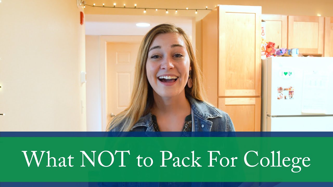 What NOT to Pack for College | Regent University