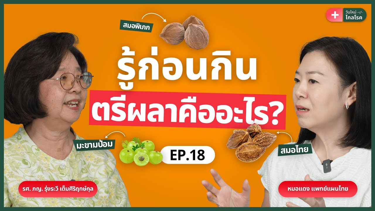 รู้ก่อนกิน ตรีผลา คืออะไร? | วันใหม่ไกลโรค EP.18