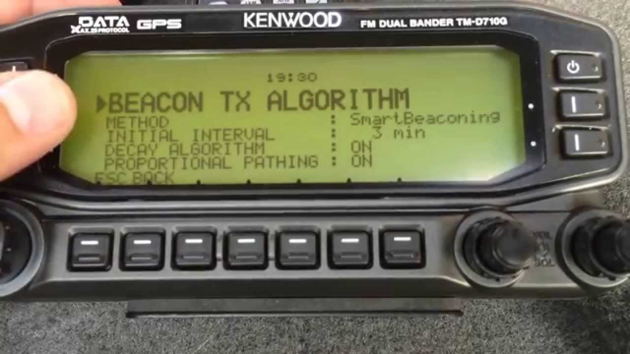 Kenwood TM-D710GA APRS Settings & Setup