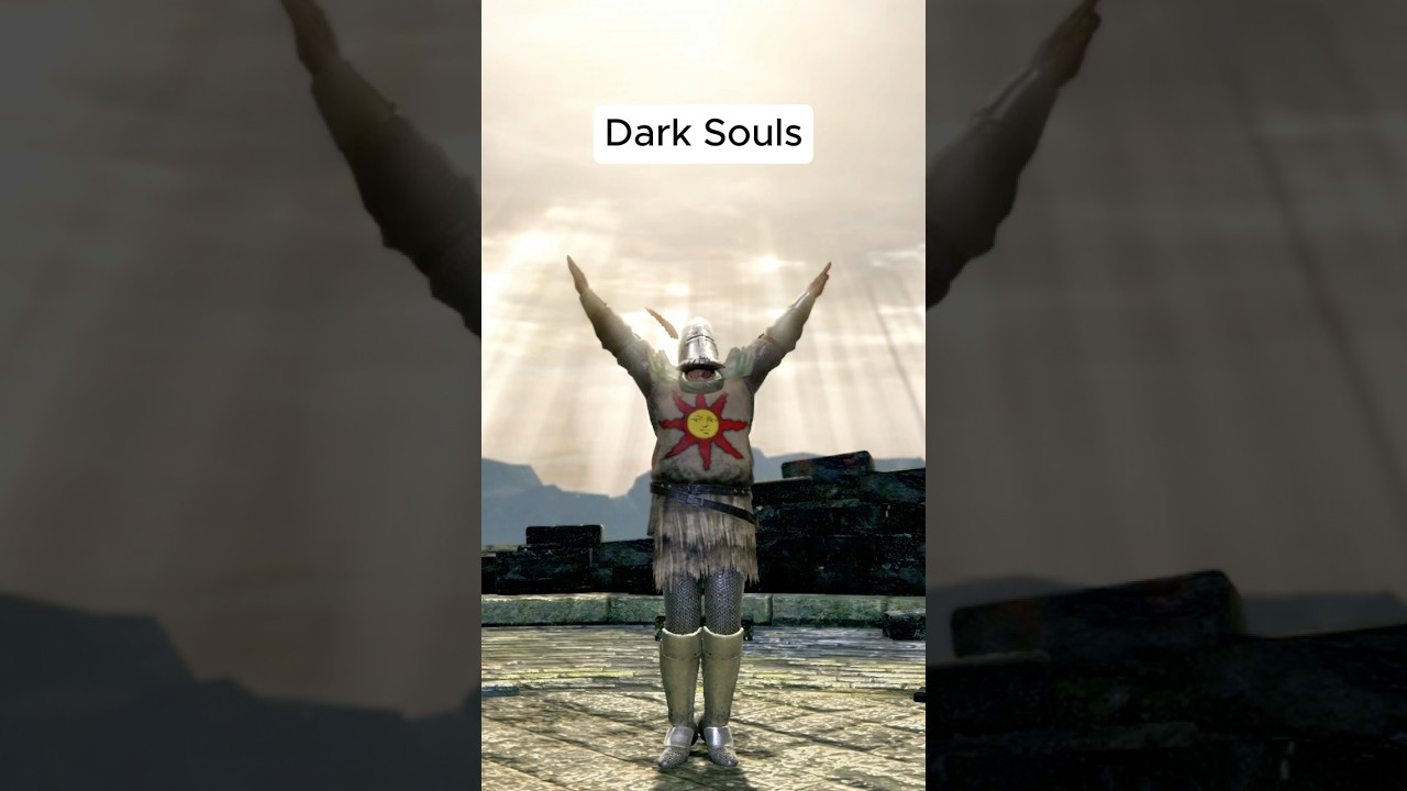 Evolution of Praise The Sun Emote in Dark Souls 1-2-3