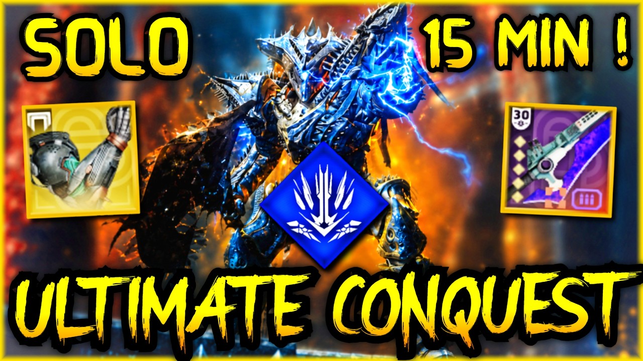 in 15Min ! META TITAN Solo LightBlade Conquest | Destiny 2 Monument of Triumph