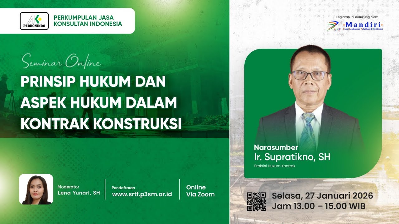 Prinsip Hukum Dan Aspek Hukum Dalam Kontrak Konstruksi