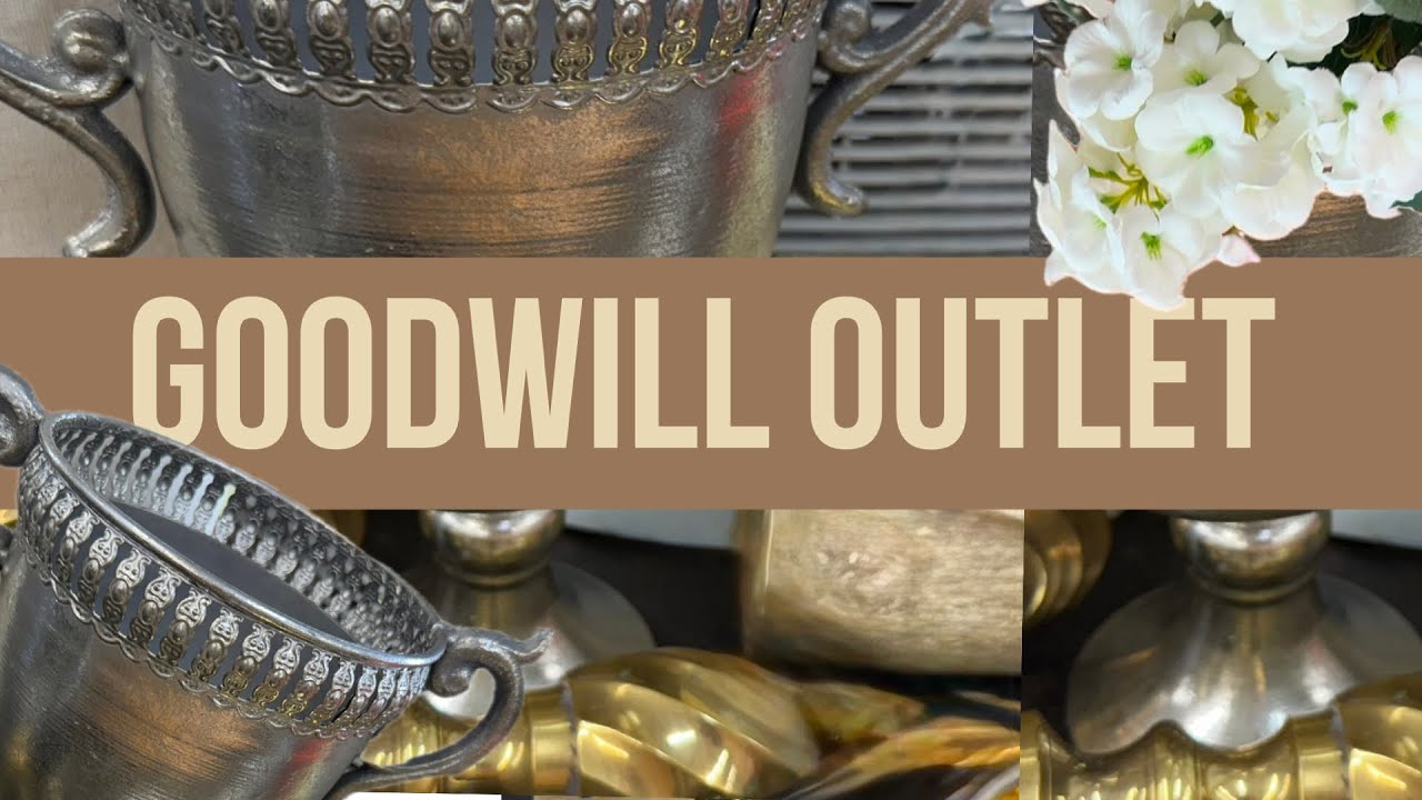 GOODWILL BINS OUTLET THRIFT STORE SHOP WITH ME WHILE MY HUSBAND WAITS HAUL THRIFTING FOR HOME DECOR