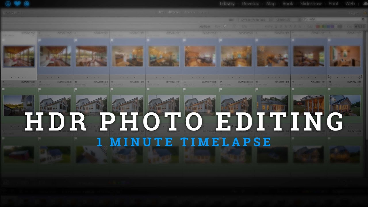 Post-Production Behind The Scenes - HDR Photo Editing Architecture in 1 Minute [4K]