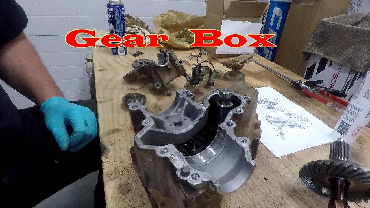 Can Am XMR 850 Gear Box Repair Damage