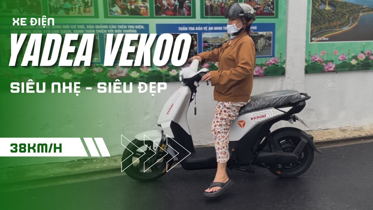 “ Lướt nhẹ - Chạy êm “ với xe điện Yadea Vekoo