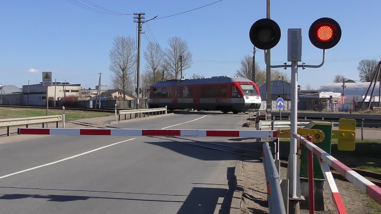 Geležinkelio pervaža Panevėžys, Pušaloto g. / Priemiesčio g. | Railroad Crossing in Lithuania