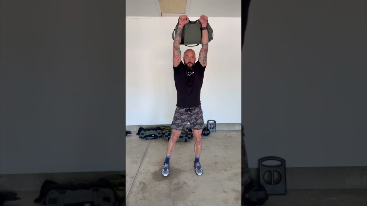 Total Body Sandbag Workout. This one is about moving smooth under control.