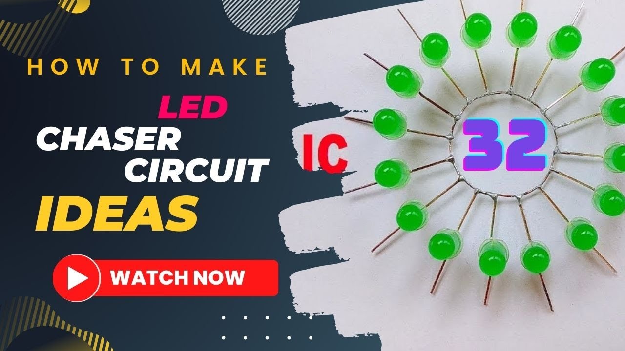 Amazing Super LED Chaser Circuit | How to Make | @NZElectro ​