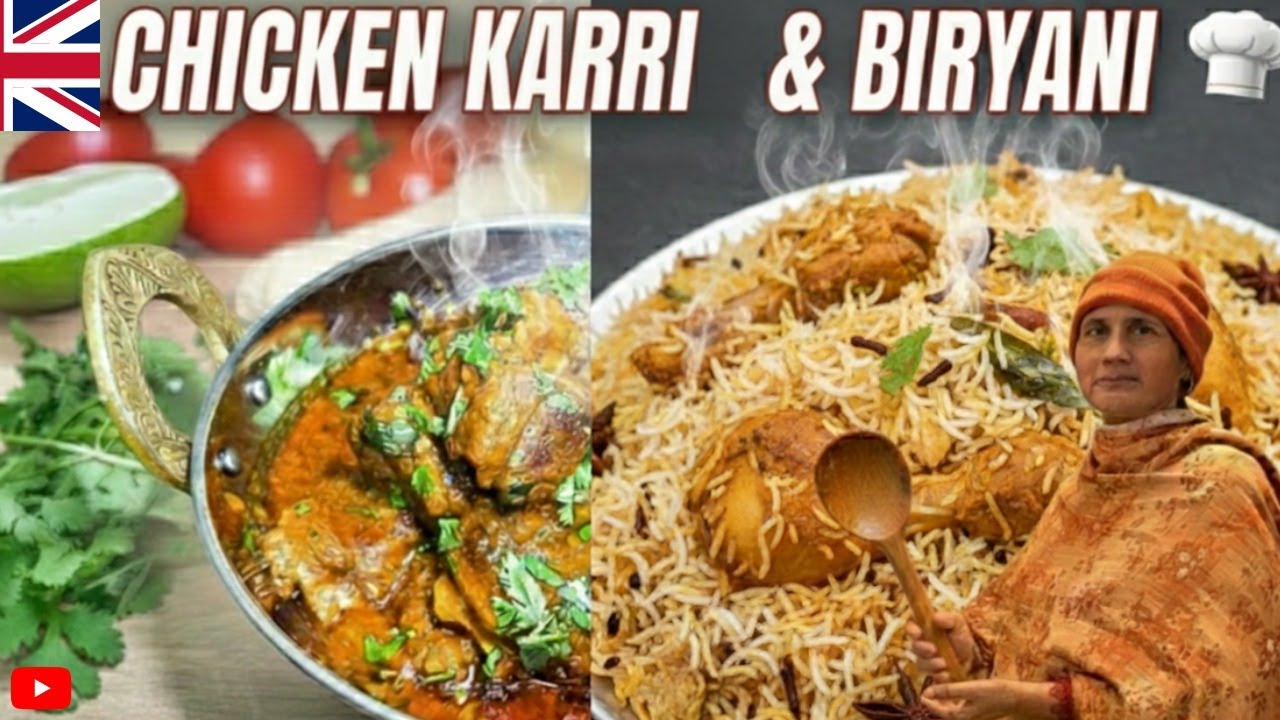 Chicken Curry and Chicken Biryani Complete Recipe by Aunty Uk Wali