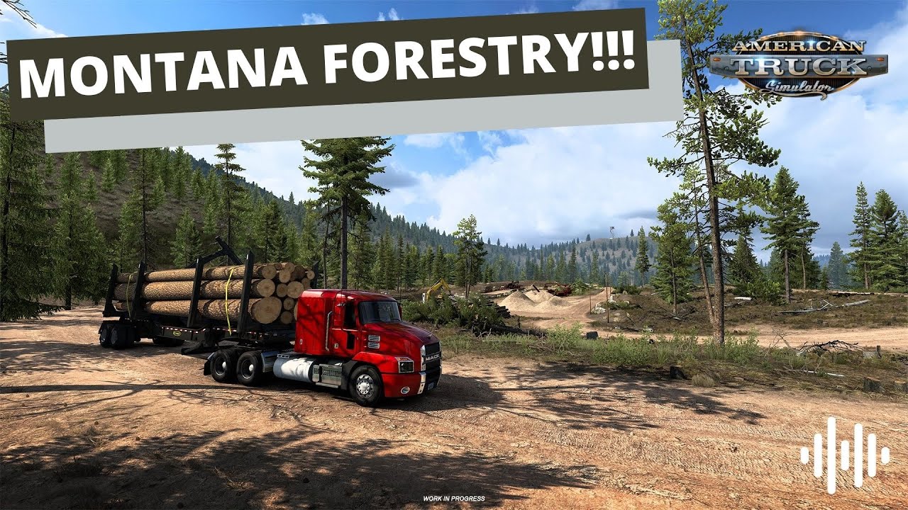 MONTANA DLC - FORESTRY!!! | American Truck Simulator (ATS) Montana DLC | Prime News