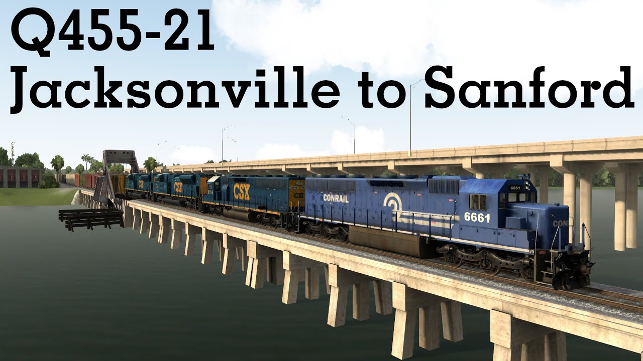 Run 8: Q455-21 - Working from Jacksonville to Sanford
