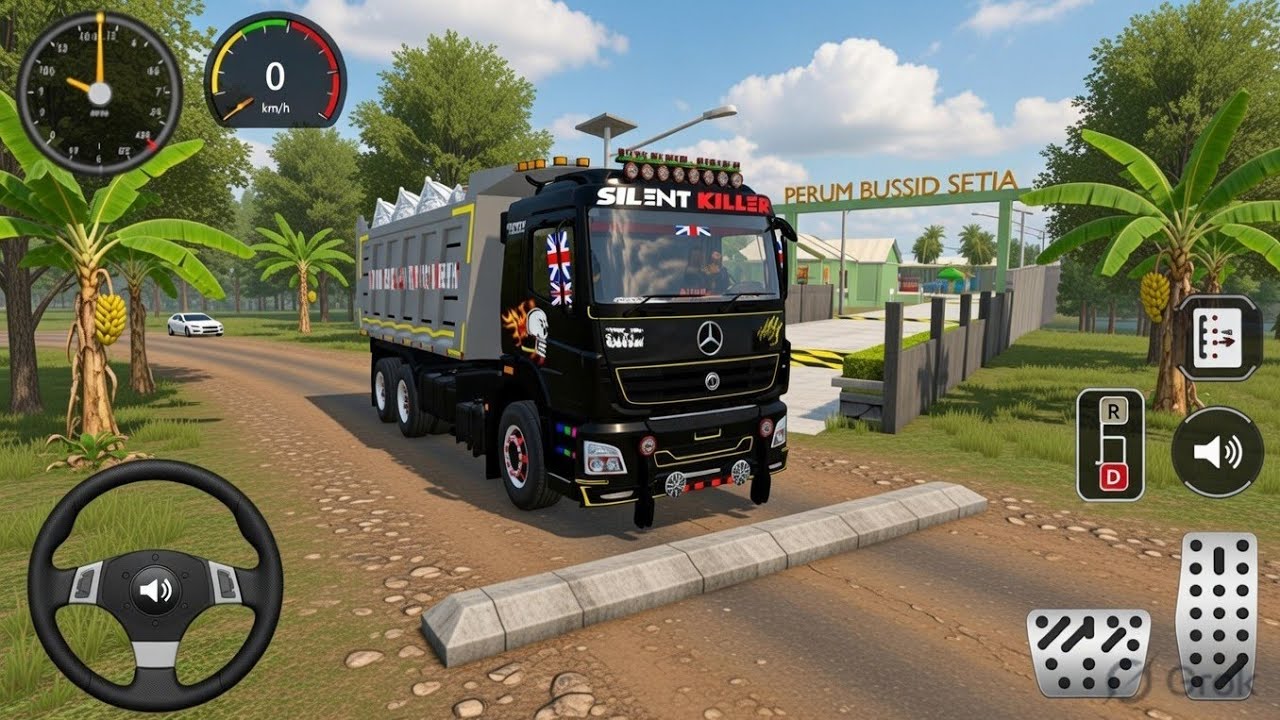 Bharat Banz Silent Killer Lorry | Speed Breaker Off-Road Map 😱 | Bus Simulator Indonesia Gameplay 