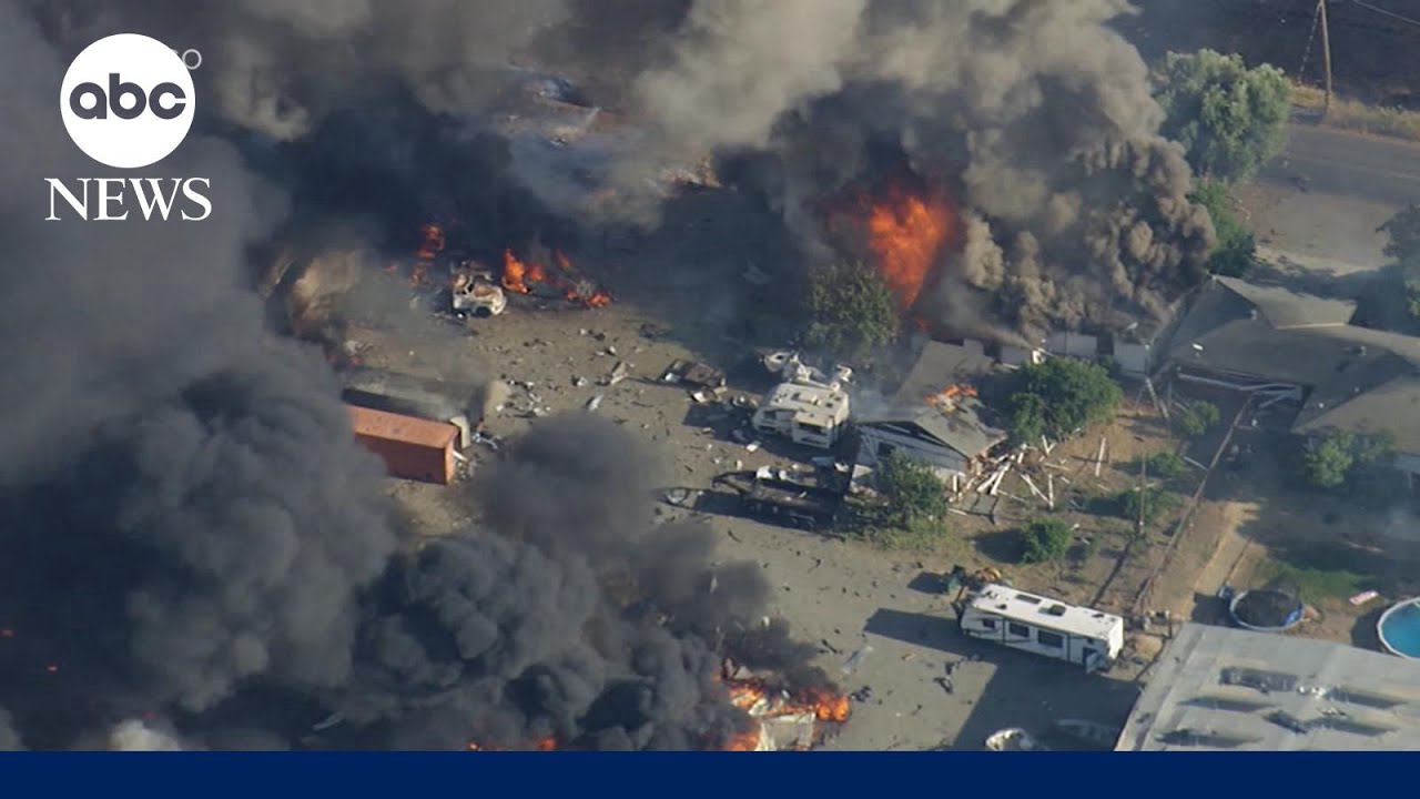 7 missing after fireworks explosion in California with evacuations still in place