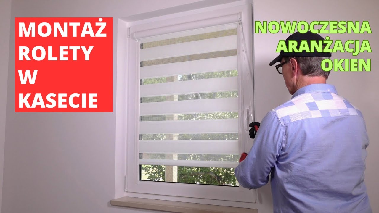 Jak zamontować roletę w kasecie | Nowoczesna i minimalistyczna aranżacja okna