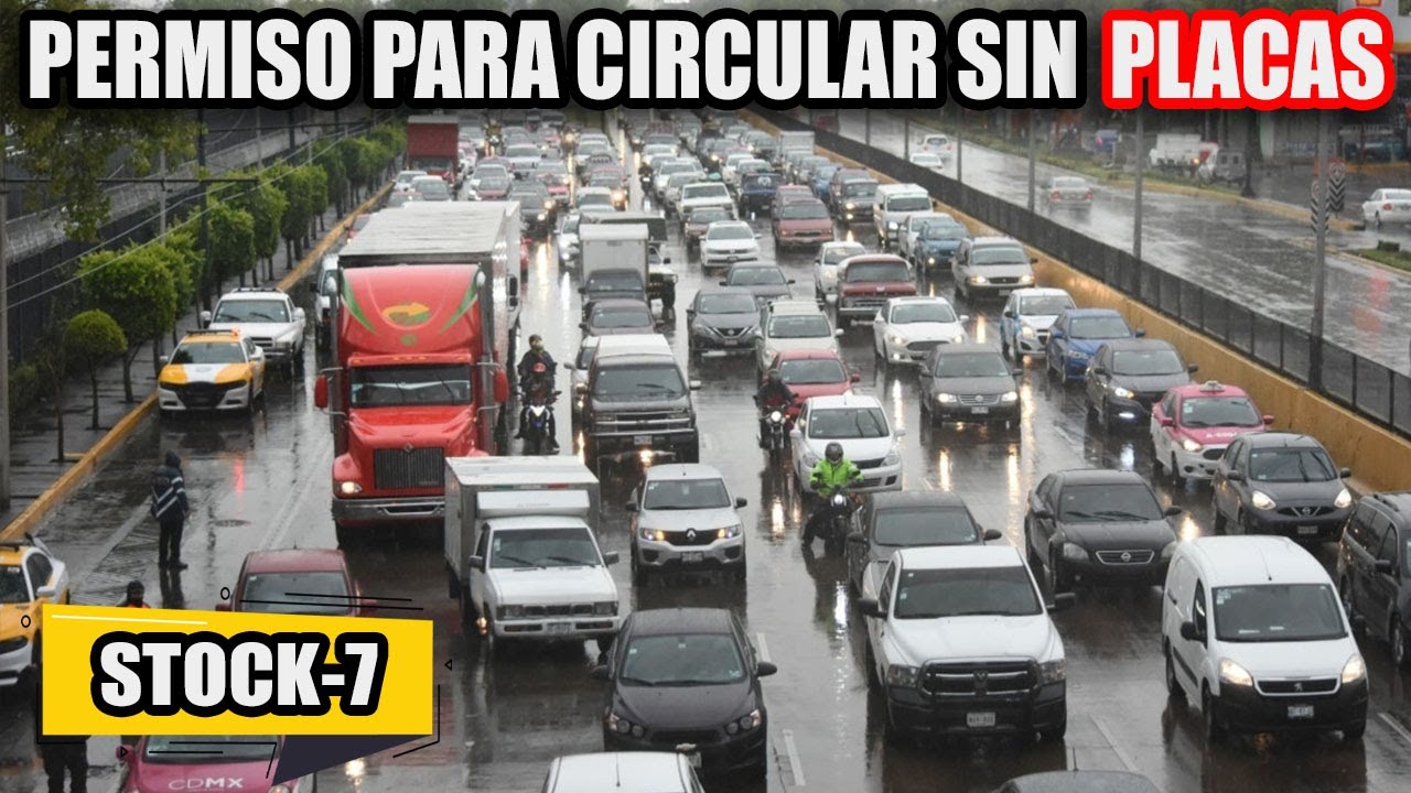 PERMISO PARA CIRCULAR SIN PLACAS EN LA CDMX (30 DIAS)