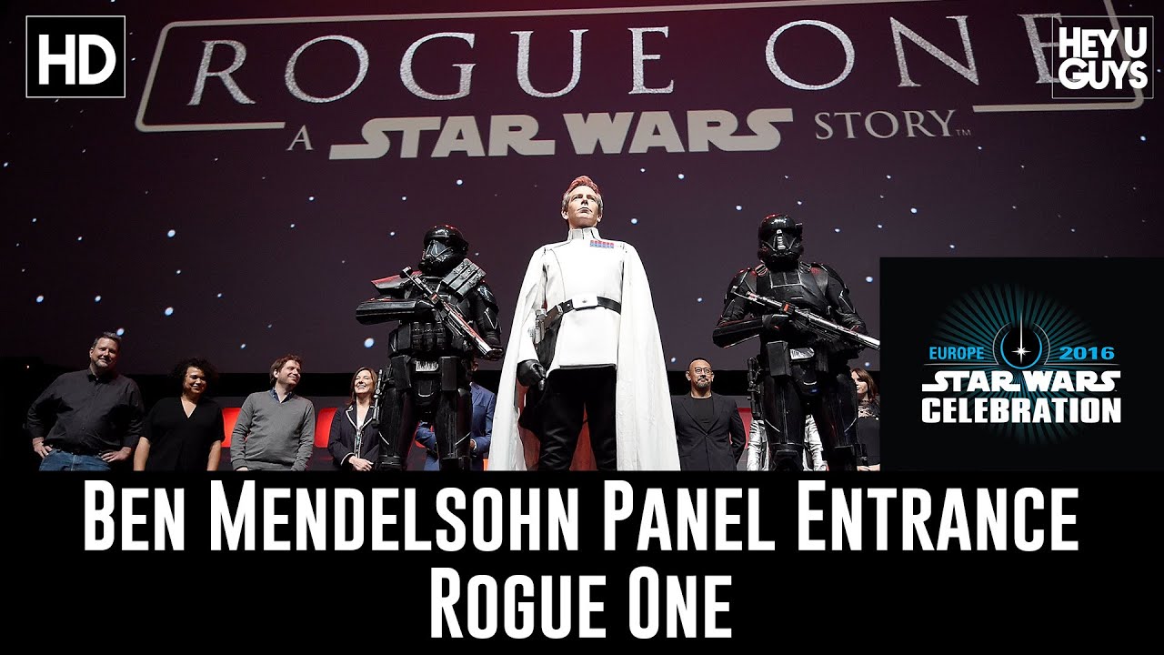 Ben Mendelsohn Rogue One EPIC Panel Entrance - Star Wars Celebration 2016