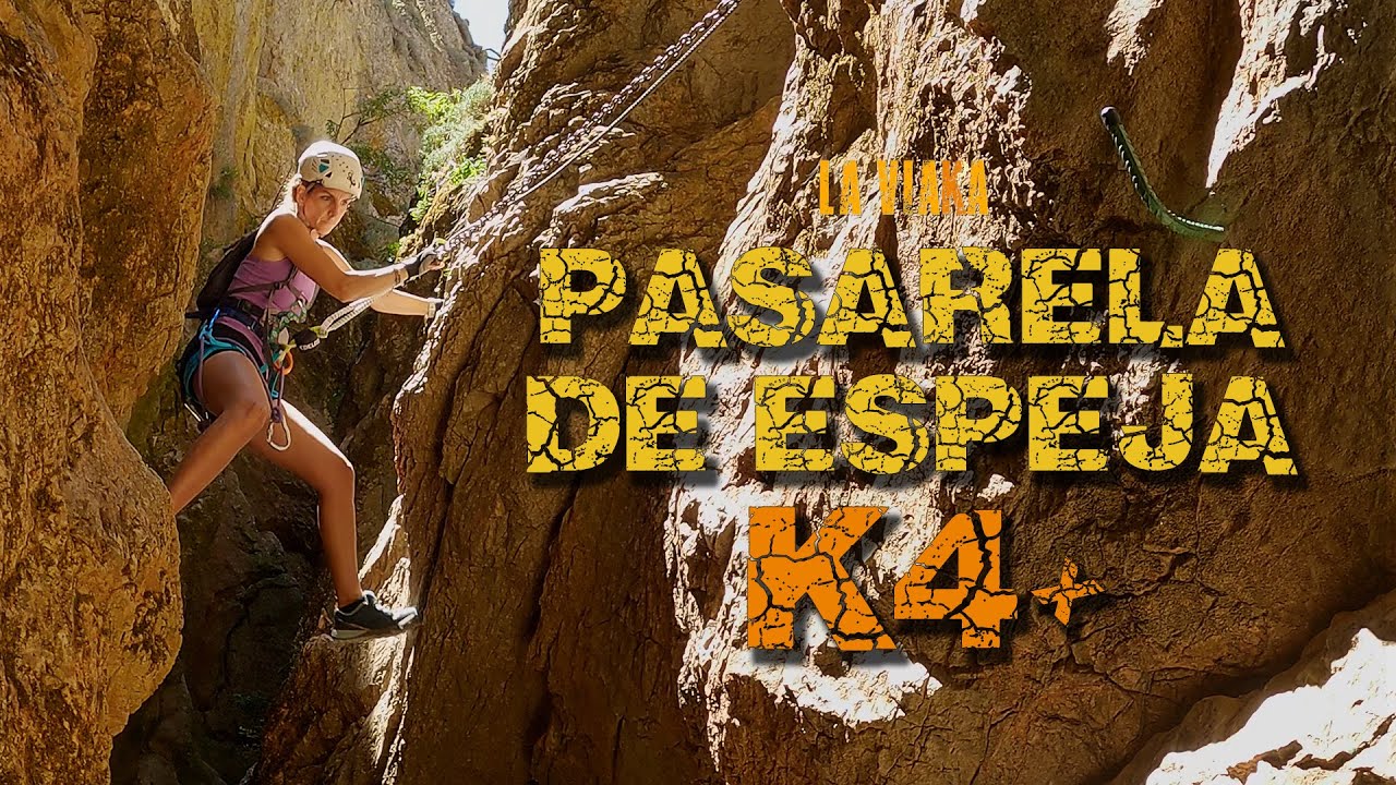 PASARELA DE ESPEJA K4+ - La ViaKa - #viaferrata #laviaka #pasareladeespeja