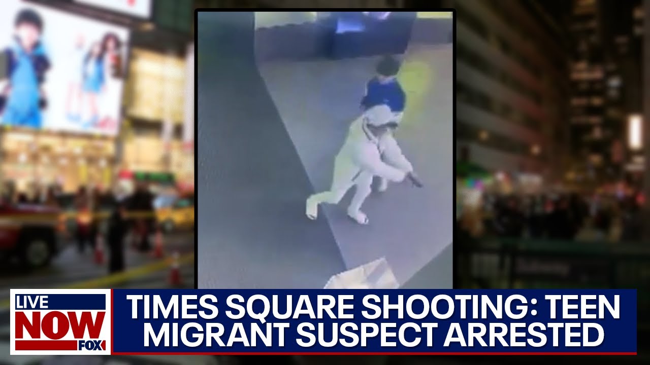 Times Square shooting: 15-year-old migrant suspect taken into custody | LiveNOW from FOX
