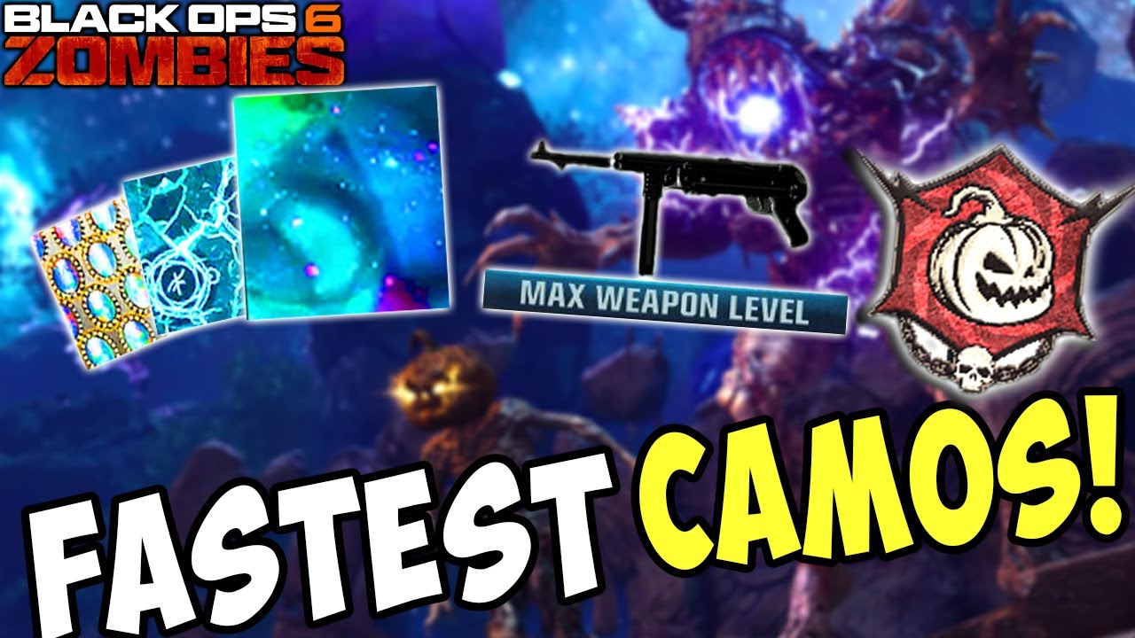 NAJSZYBSZY kamuflaż NEBULA i MAKSYMALNY POZIOM z Haunted Havoc (BO6 Zombies LTM)