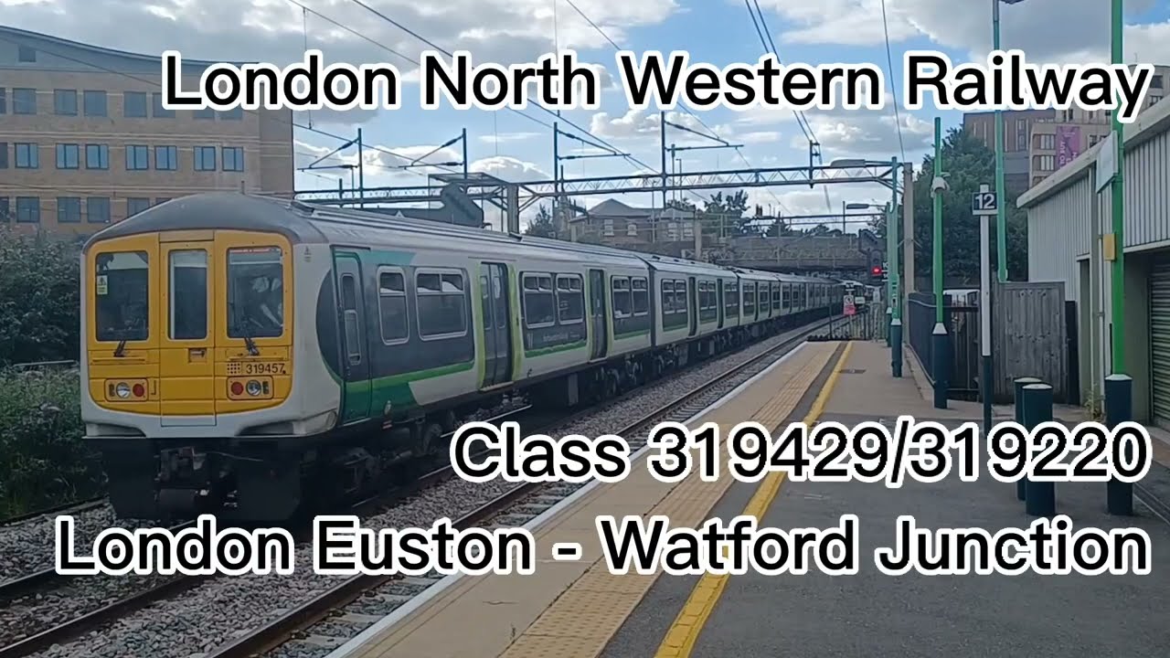 INCREDIBLE MOTOR THRASH! | LNWR Class 319 | 319429 and 319220 | London Euston - Watford Junction